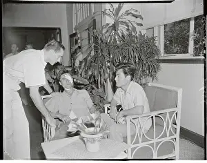 Honolulu Prints: Doctor with Shrapnel Victims