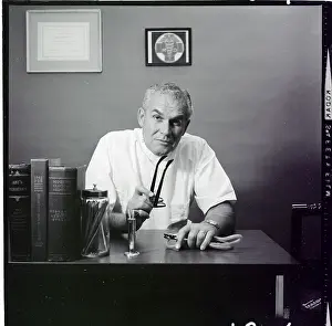 Speaking Prints: Doctor Sitting at Desk