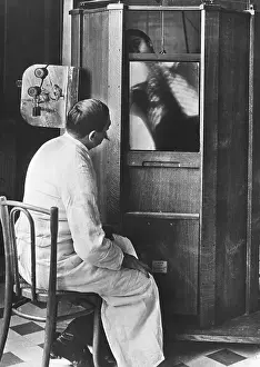 Doctor Prints: Doctor Using a Fluoroscope