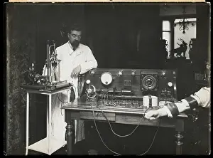 Treatment Prints: Doctor Using a Rheostat