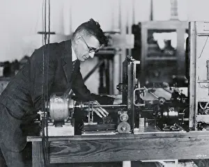 Doctor Vannevar Bush Busy at Work