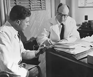 Doctors Hilary Koprowski and Herald Cox