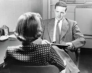 Bloomington Prints: Doctors Interviewing Lady