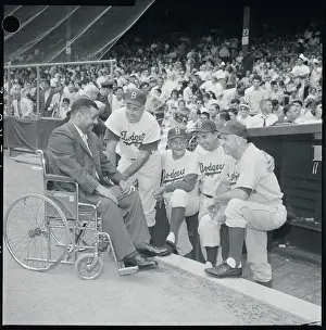 Zack Wheat Prints: Dodger Old Timers Reuniting