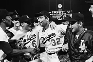 Dodgers Congratulating Sandy Koufax