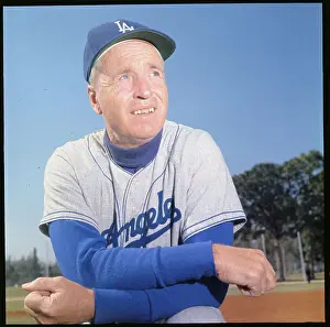 Dodgers Manager Walt Alston in Uniform