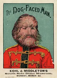 Headshoulders Prints: Dog Faced Man, Poster For Museum