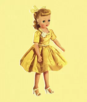 Retr Gallery: Doll Wearing Yellow Dress