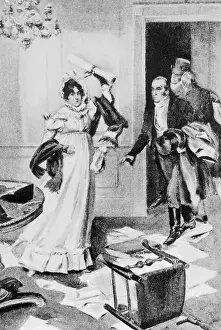 Dolley Madison Saving Declaration of Independence