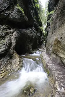 Eroding Prints: Dolne Diery ravine, Mala Fatra National Park, Slovakia, Europe