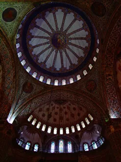 Images Dated 7th March 2015: Dome of the Blue mosque, Istanbul, Turkey