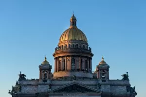 Images Dated 28th October 2015: Dome of Saint Isaacs Cathedral, Saint Petersburg