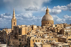 Images Dated 27th November 2015: Dome of Saint Paul Church Valletta