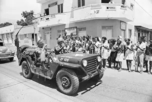 Jeep Prints: Dominican Crowd Jeers At U.S. Troops