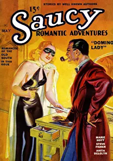 Mask Prints: Domino Lady