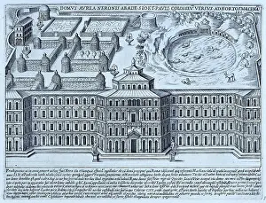 Ethnic Groups Prints: Domus Aurea Neronis Abaede S. Io Et Pauli Colosseu Versus Ad Hortos Maecena