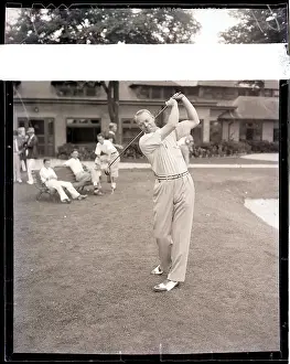 Don Armstrong Practicing for Tournament