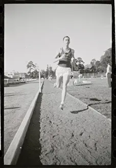 Don Bowden Running on Track