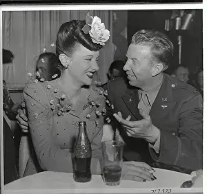 Don Budge and Wife Dining at Stork Club