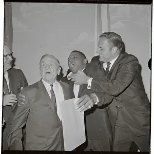 Don Drysdale Having Fun with Willie Mays