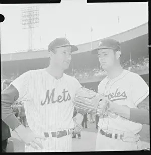 Don Drysdale Speaking with Roger Craig