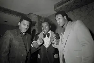 Don King, George Foreman, and Jimmy Young Posing