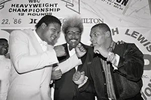 Don King, Trev.Berbick, Mike Tyson In Pose