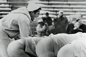 Don Meredith Leading Football Practice