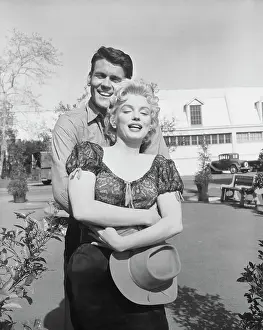 Don Murray Hugging Marilyn Monroe