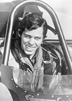 Pomona Prints: Don Prudhomme Smiling in Car