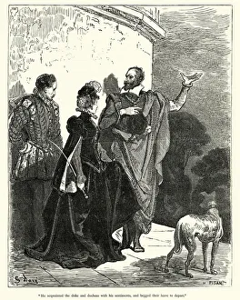 Images Dated 9th November 2017: Don Quixote aquainted the duke and duchess with his sentiments