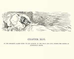 Images Dated 9th November 2017: Don Quixote in bed
