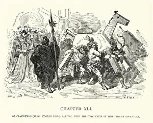 Images Dated 9th November 2017: Don Quixote - Of Clavilenos (Alias wooden peg s) arrival