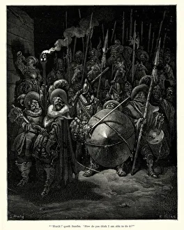 Images Dated 9th November 2017: Don Quixote - March! quoth Sancho