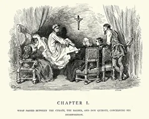 Clergy Gallery: Don Quixote - What passed between the curate and barber