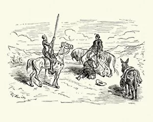 Horseback Riding Gallery: Don Quixote and Sancho Panza