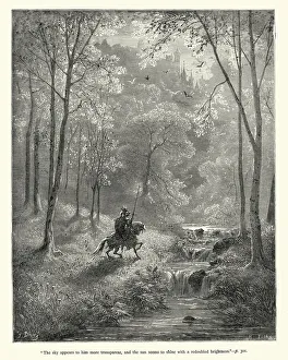 Spooky Gallery: Don Quixote - The sky appears to him more transparent