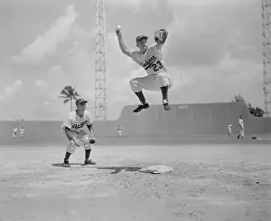 Don Zimmer Jumping into the Air