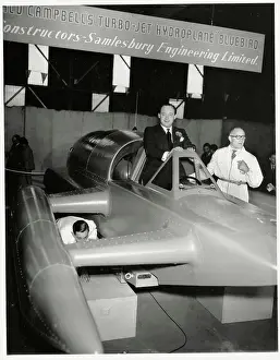 Donald Campell Unveiling New Hydroplane