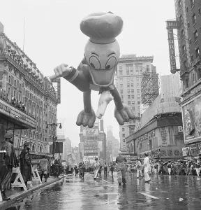 Thanksgiving Day Prints: Donald Duck Balloon on Macy's Thanksgiving Day Parade