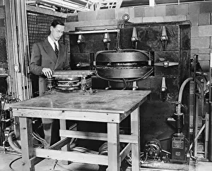 Radiography Prints: Donald Kerst With First Betatron