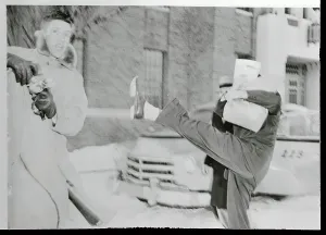 Minneapolis Prints: Donald Newton Kicking Joe Sullivan