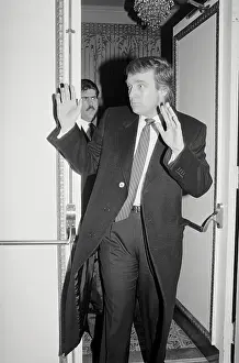 Donald Trump Raising His Hands