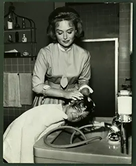 Prints of (Original Caption) Timeless TV: A Visual Journey: Donna Reed and Patty Petersen in Scene