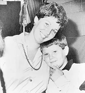 Donna Robins Hugging Her Son