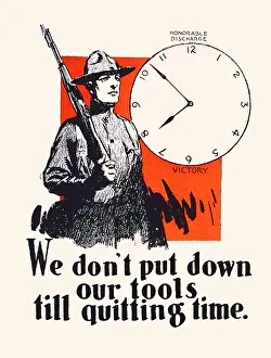 Great War Prints: We don't put down our tools till quitting time