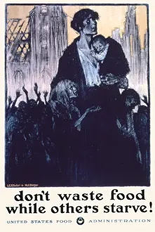 Great War Prints: Don't waste food while others starve!
