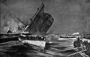 Sinking Prints: The Doomed Titanic Illustration