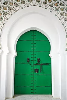 Images Dated 25th September 2016: Door of Mezquita de la Kasbah, Tangier