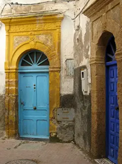 Essaouira Prints: Doorways, Essaouira, Morocco
